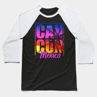 CANCUN MEXICO 2024 Vacation Beach Family Baseball T-Shirt